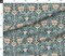 Teal Victorian William Morris Antique Vintage Historical Timeless Classic Traditional Large Scale Custom Printed Fabric by Spoonflower Various Fabrics by the Yard or Fat Quarter